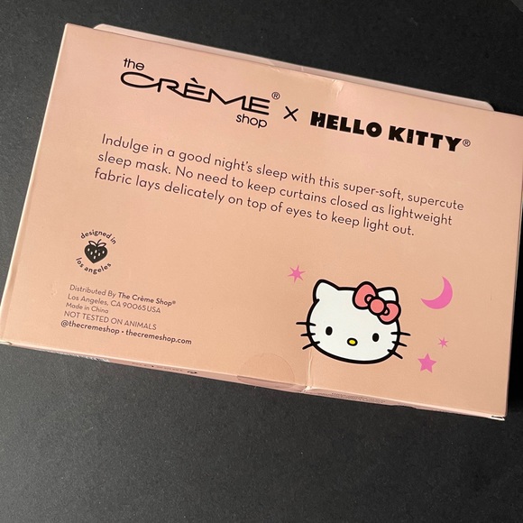 🌙 Crème shop x Hello Kitty satin sleep mask new and in box 🩷 - Picture 3 of 5